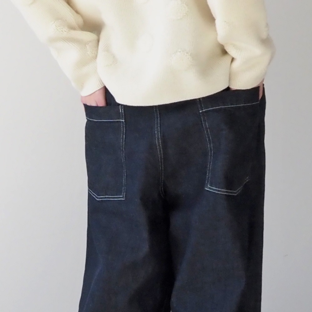 NARU(ナル) 10.5ozデニム ノッポセルヴィッチパンツ 6688001