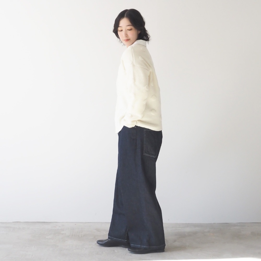 NARU(ナル) 10.5ozデニム ノッポセルヴィッチパンツ 6688001