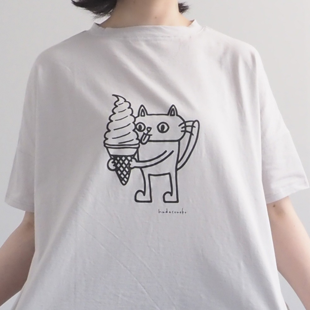 NARU(ナル) ナチュラルソフト天竺 食いしん坊ねこワイドT 672006