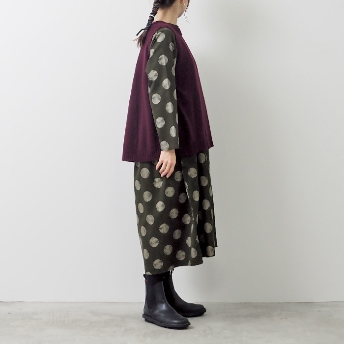 NARU(ナル) タスマニアラム ポットニットベスト 646610 | all_items