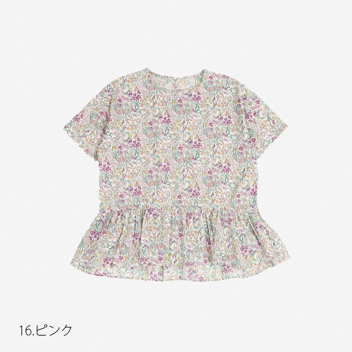 NARU(ナル) 60ローンフラワープリント 切替ギャザーPO 655915