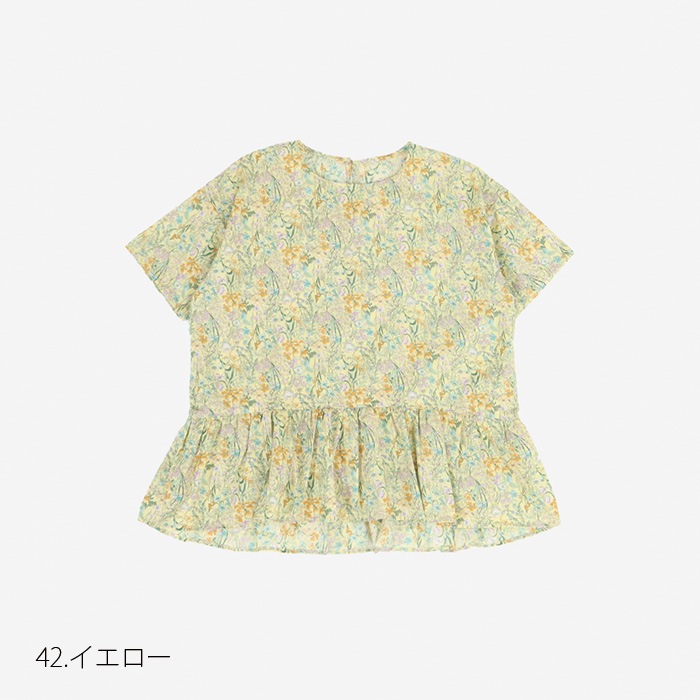 NARU(ナル) 60ローンフラワープリント 切替ギャザーPO 655915