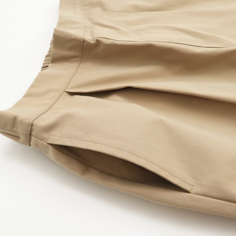 NARU(ナル) ギャバ タックテーパードパンツ 659941