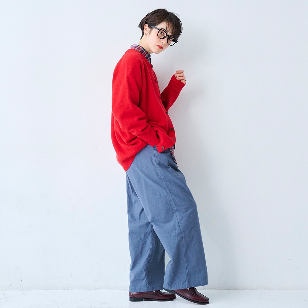 NARU(ナル)ソフトシーチング ワイドパンツ 6658051