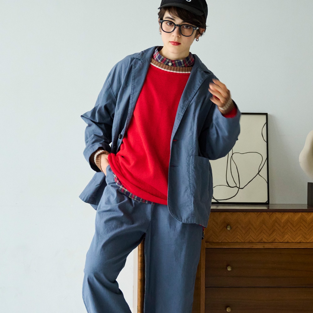 NARU(ナル)ソフトシーチング ワイドパンツ 6658051