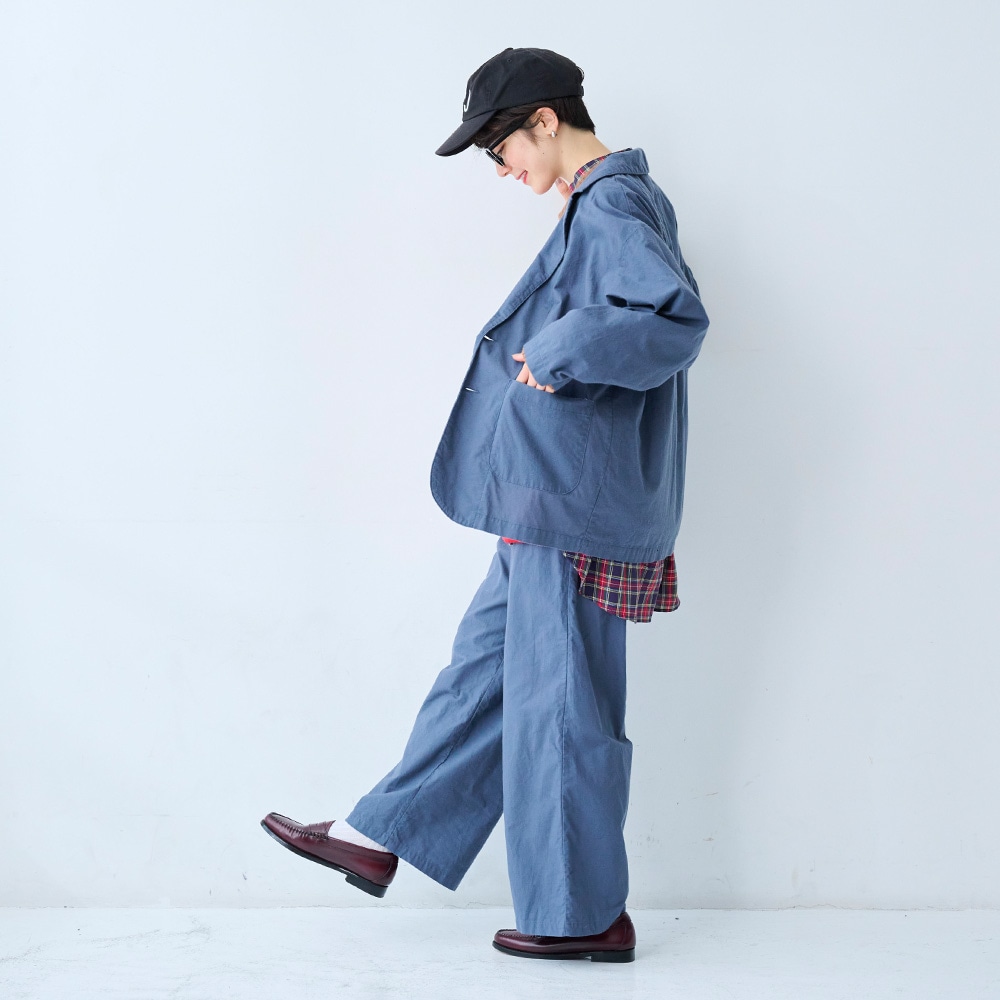 NARU(ナル)ソフトシーチング ワイドパンツ 6658051