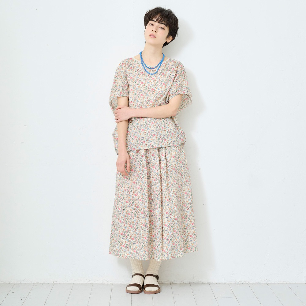 NARU(ナル) リバティローン(Pot-pourri) コクーンブラウス 662841