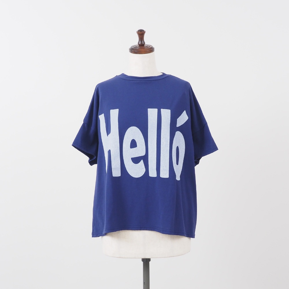 【予約】NARU(ナル) ヴィンテージレアルツイストLIGHT HelloプリントT 662030