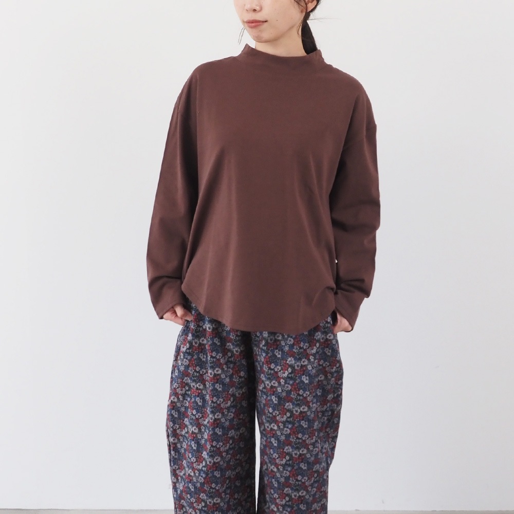 NARU(ナル) デラヴェジャージ モックネックシャツ 665210