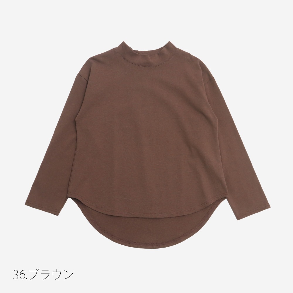 NARU(ナル) デラヴェジャージ モックネックシャツ 665210