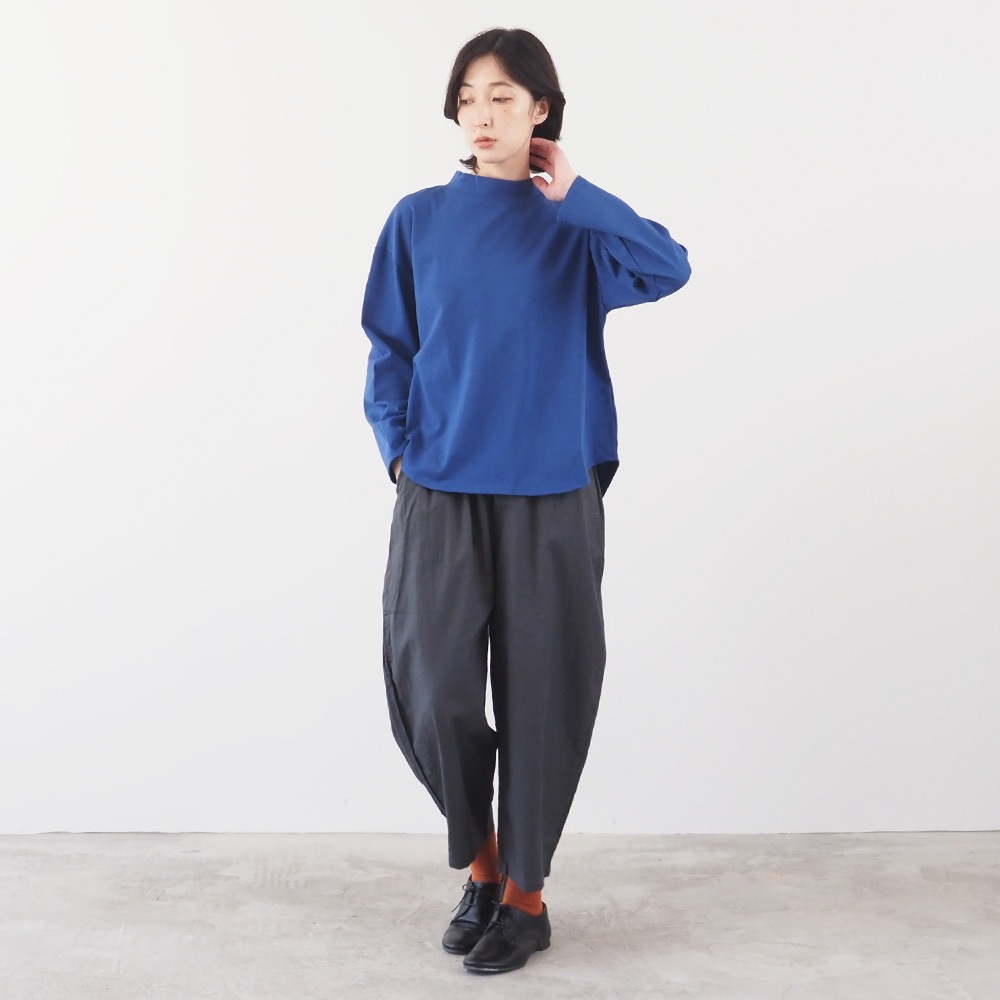 NARU(ナル) デラヴェジャージ モックネックシャツ 665210