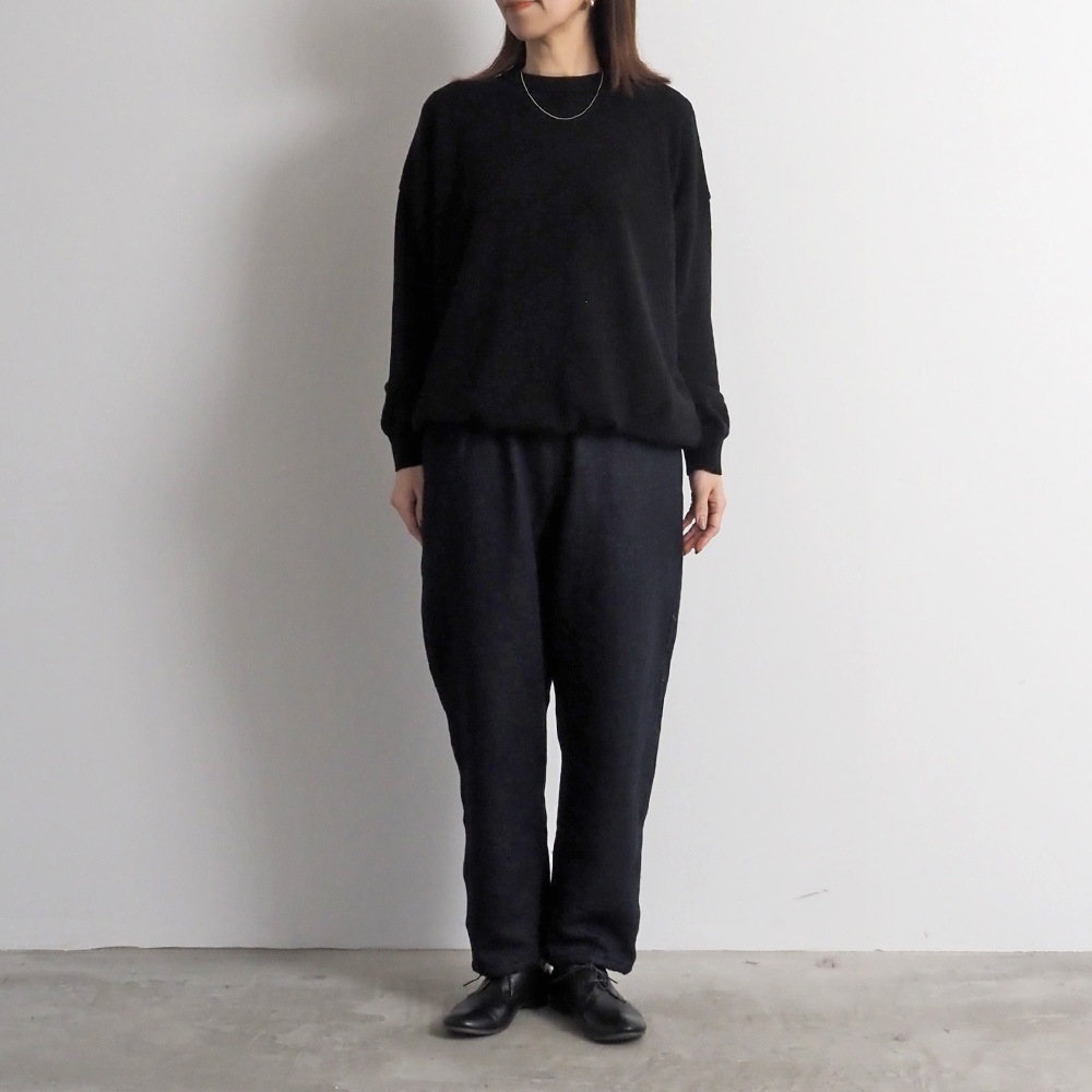 NARU(ナル) ムラデニム裏起毛 コージーパンツ 6688511