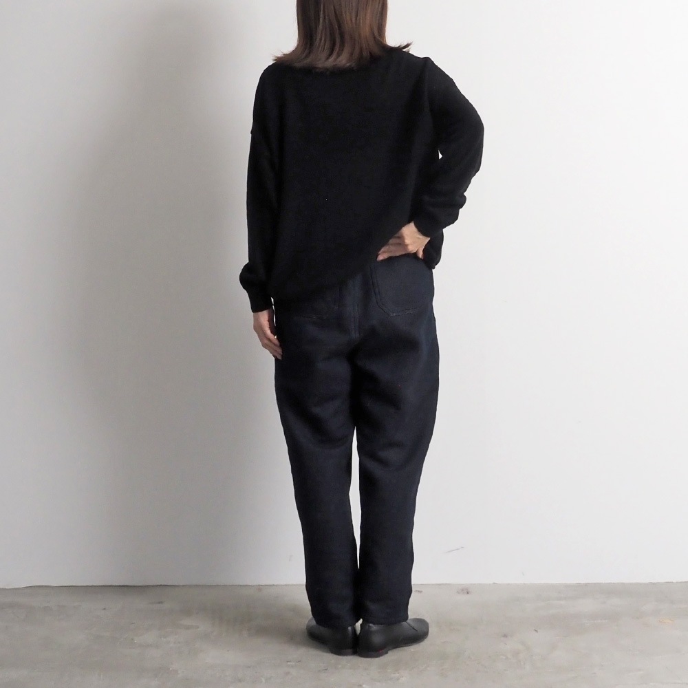 NARU(ナル) ムラデニム裏起毛 コージーパンツ 6688511