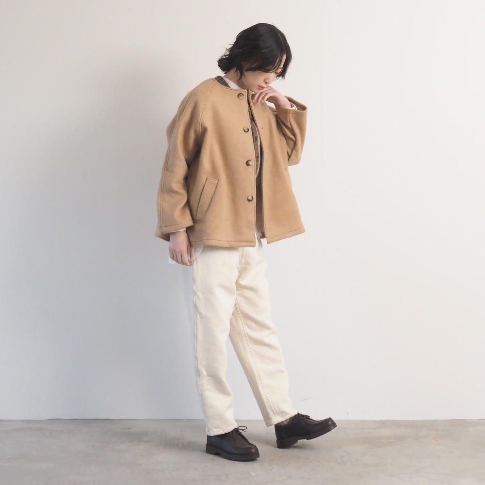 NARU(ナル) ムラデニム裏起毛 コージーパンツ 6688511