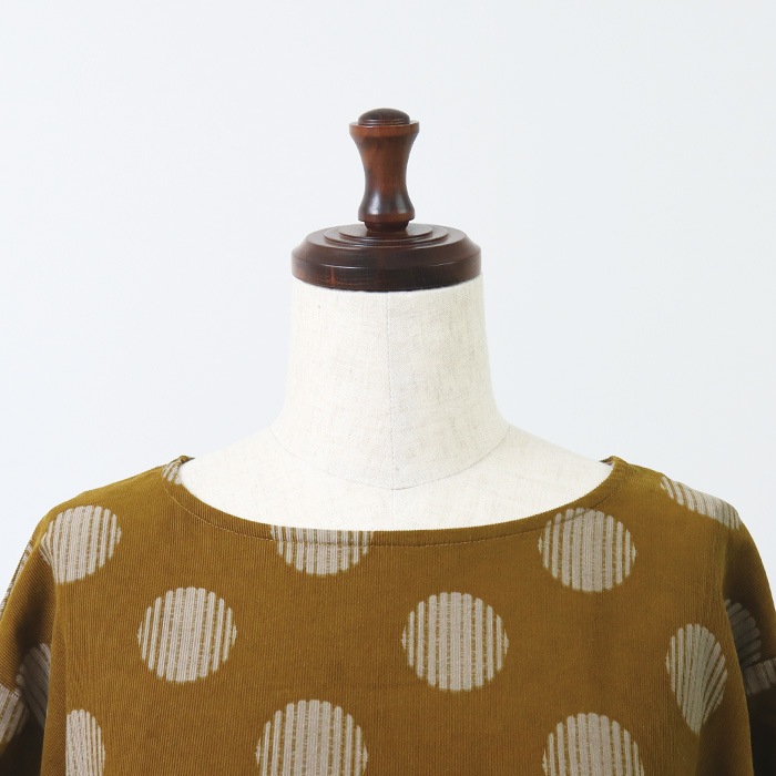 NARU(ナル) コーデュロイドットワンピース 650866