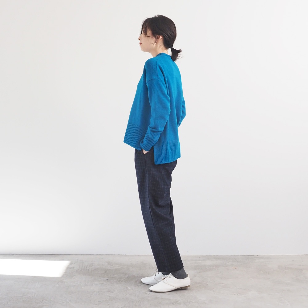 NARU(ナル) ウールリサイクルクロスチェック コージーパンツ 6569381