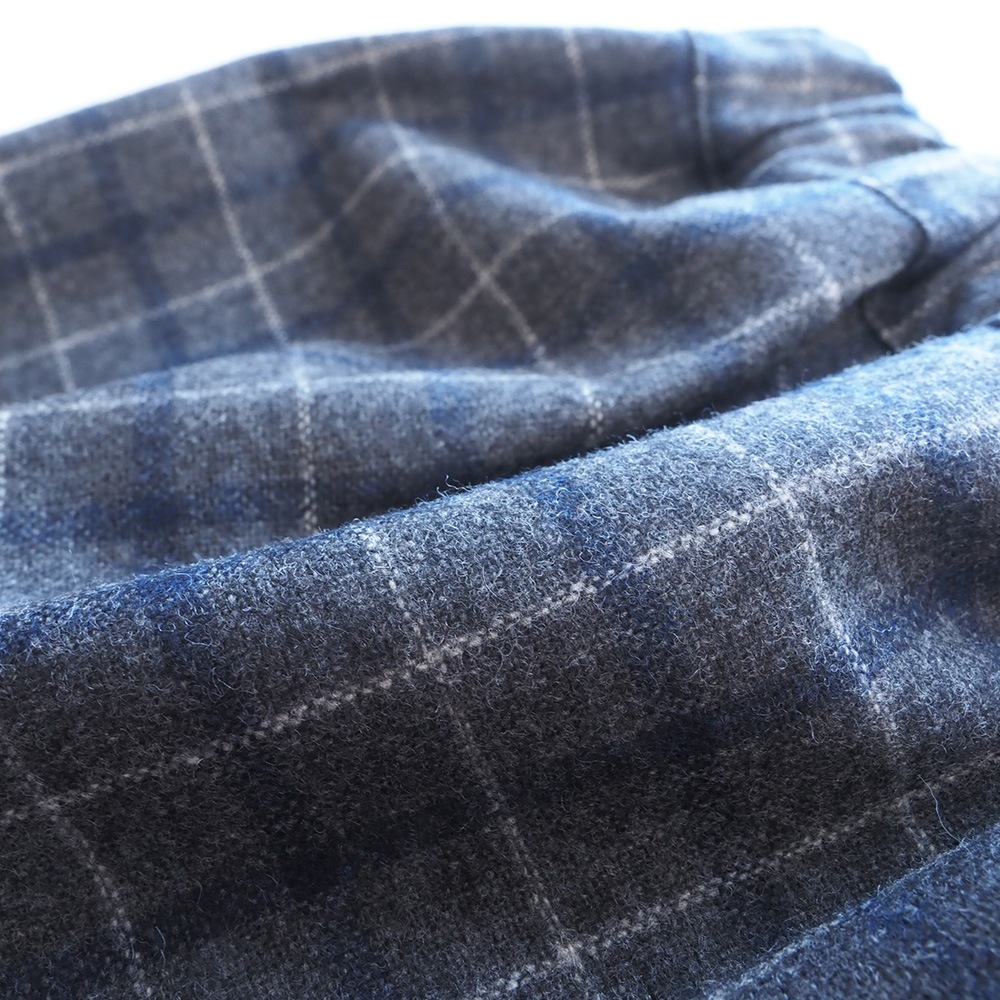 NARU(ナル) ウールリサイクルクロスチェック コージーパンツ 6569381