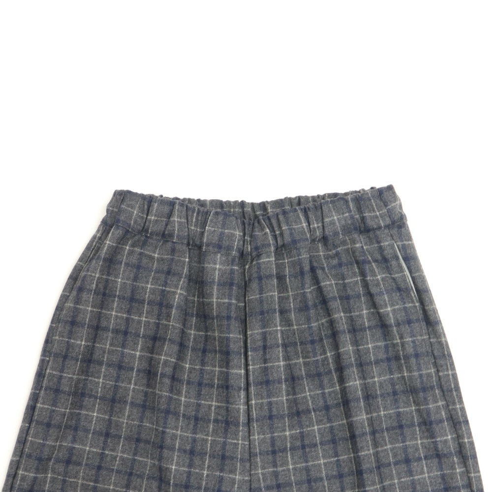 NARU(ナル) ウールリサイクルクロスチェック コージーパンツ 6569381