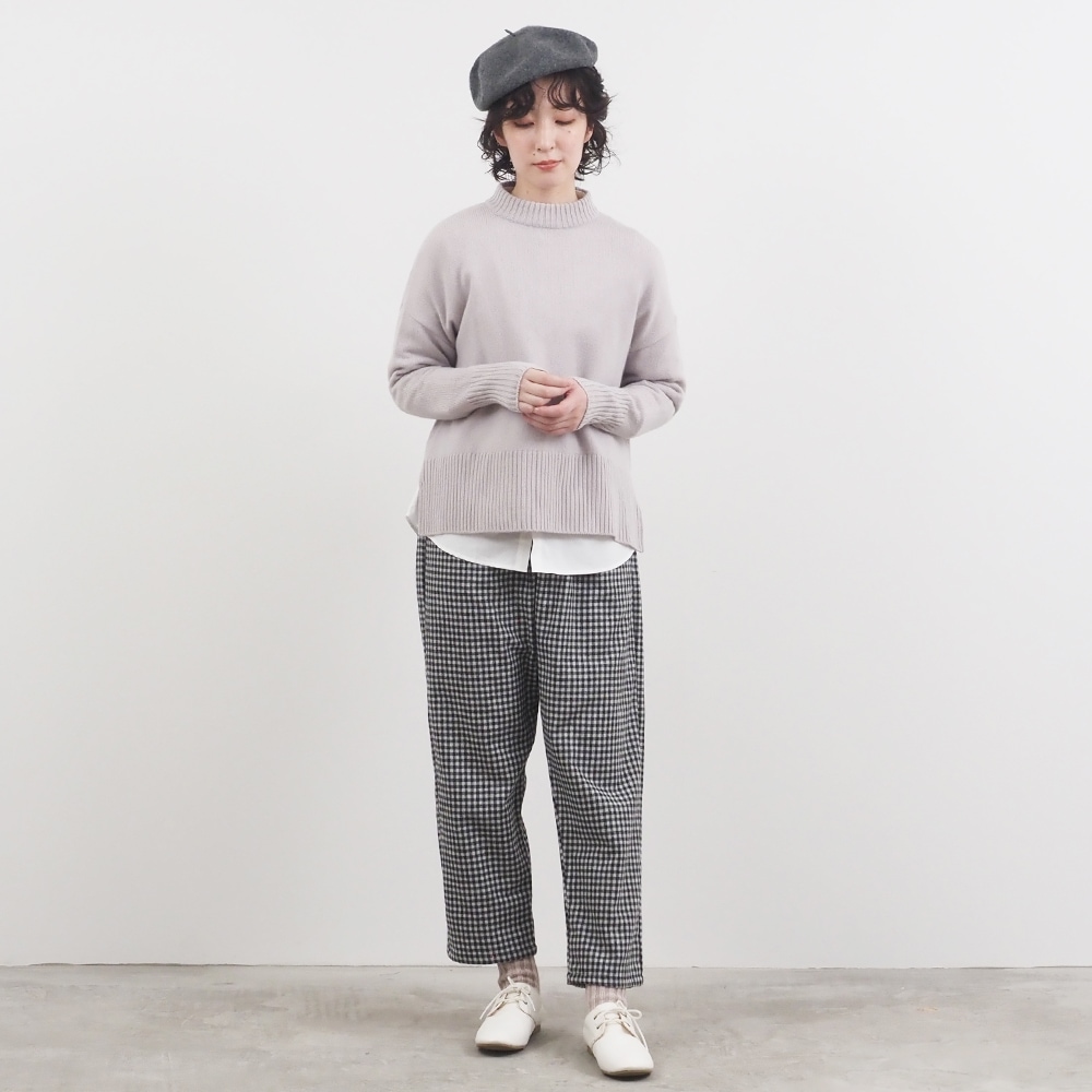 Y116) NARU(ナル) オーガニックコットンチェック エッグパンツ NARU(ナル) オーガニックコットンチェック エッグパンツ 662835