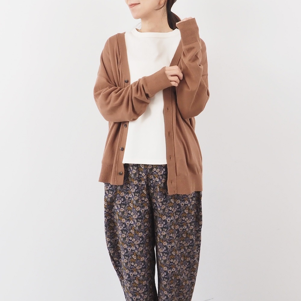 NARU(ナル) ムースヤーン　Vニットカーデ 666701