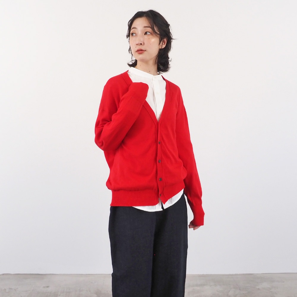 NARU(ナル) ムースヤーン　Vニットカーデ 666701