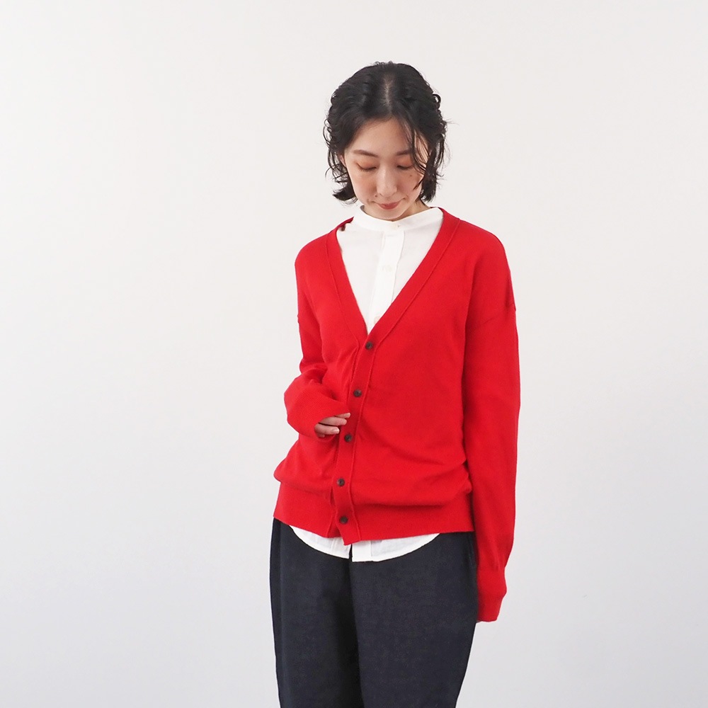 NARU(ナル) ムースヤーン　Vニットカーデ 666701