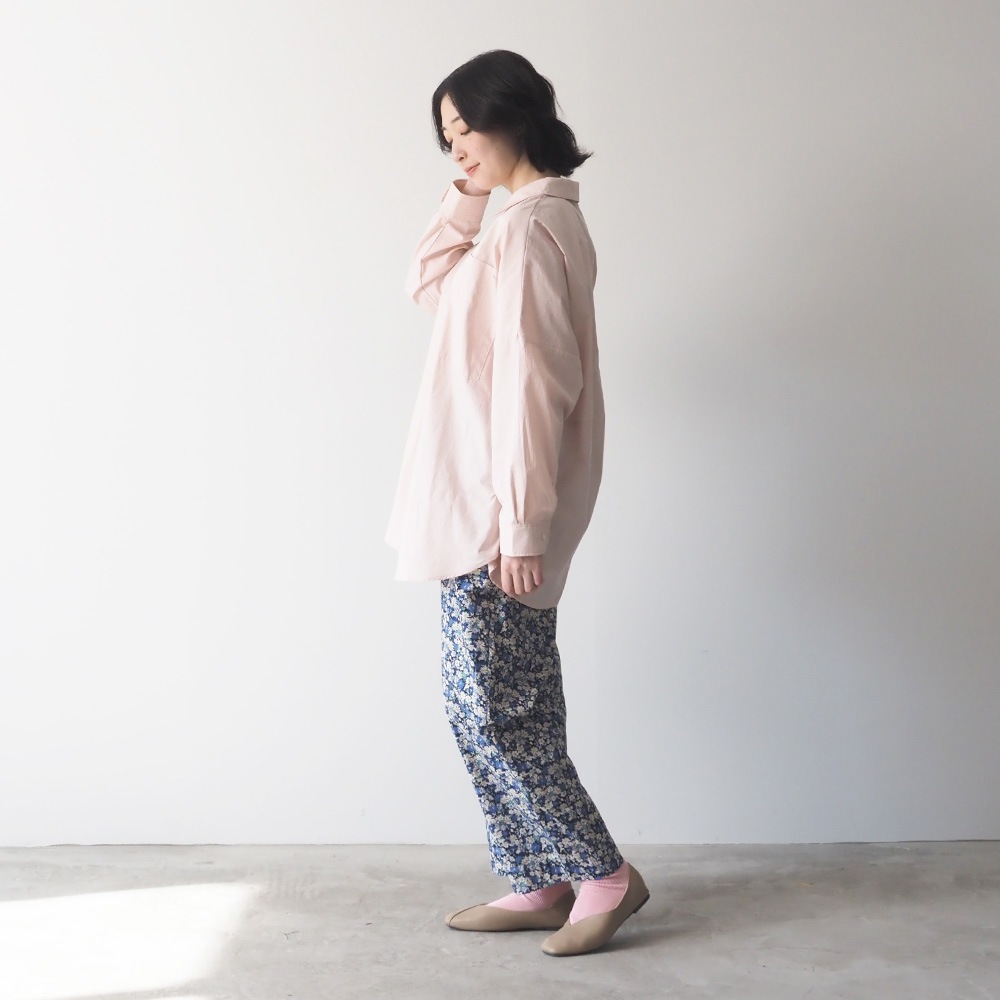 NARU(ナル) 50ブロードハンドワッシャーユルリシャツ 670901