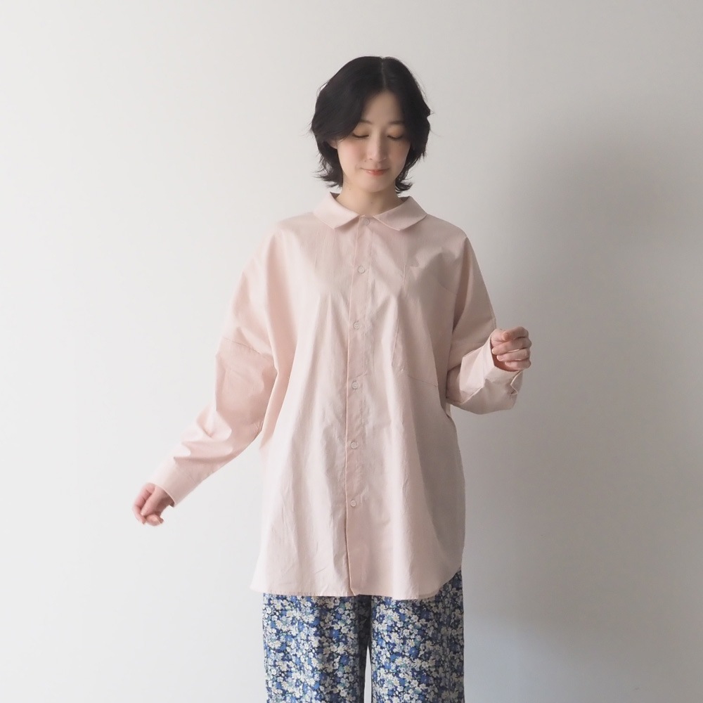 NARU(ナル) 50ブロードハンドワッシャーユルリシャツ 670901