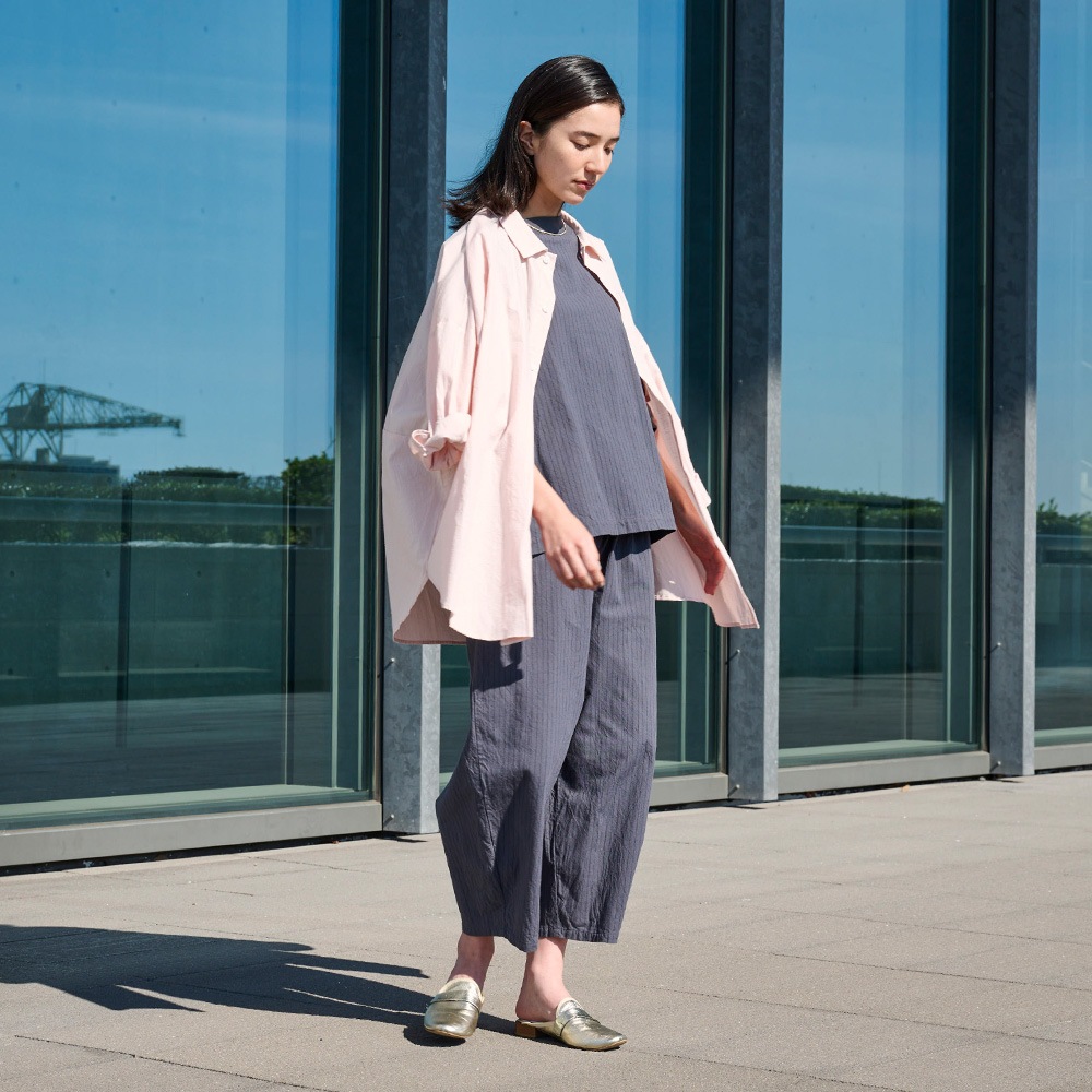 NARU(ナル) 50ブロードハンドワッシャーユルリシャツ 670901