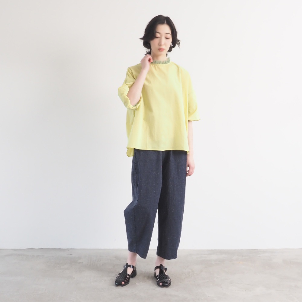 【新色入荷】WEB限定カラーあり！NARU(ナル) 60ふんわりローン リエカブラウス 629915BE