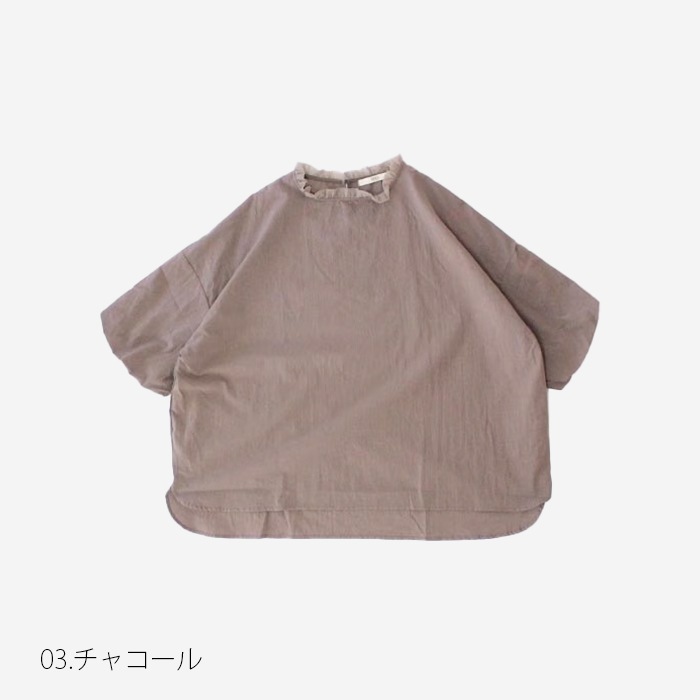 WEB限定カラーあり！NARU(ナル) 60ふんわりローン リエカブラウス 629915BD