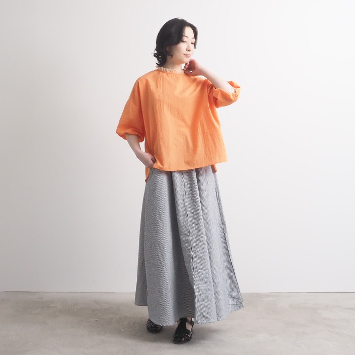 【新色入荷】WEB限定カラーあり！NARU(ナル) 60ふんわりローン リエカブラウス 629915BE