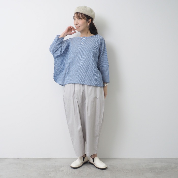 NARU(ナル) タイプライターダンプ タックパンツ 655815