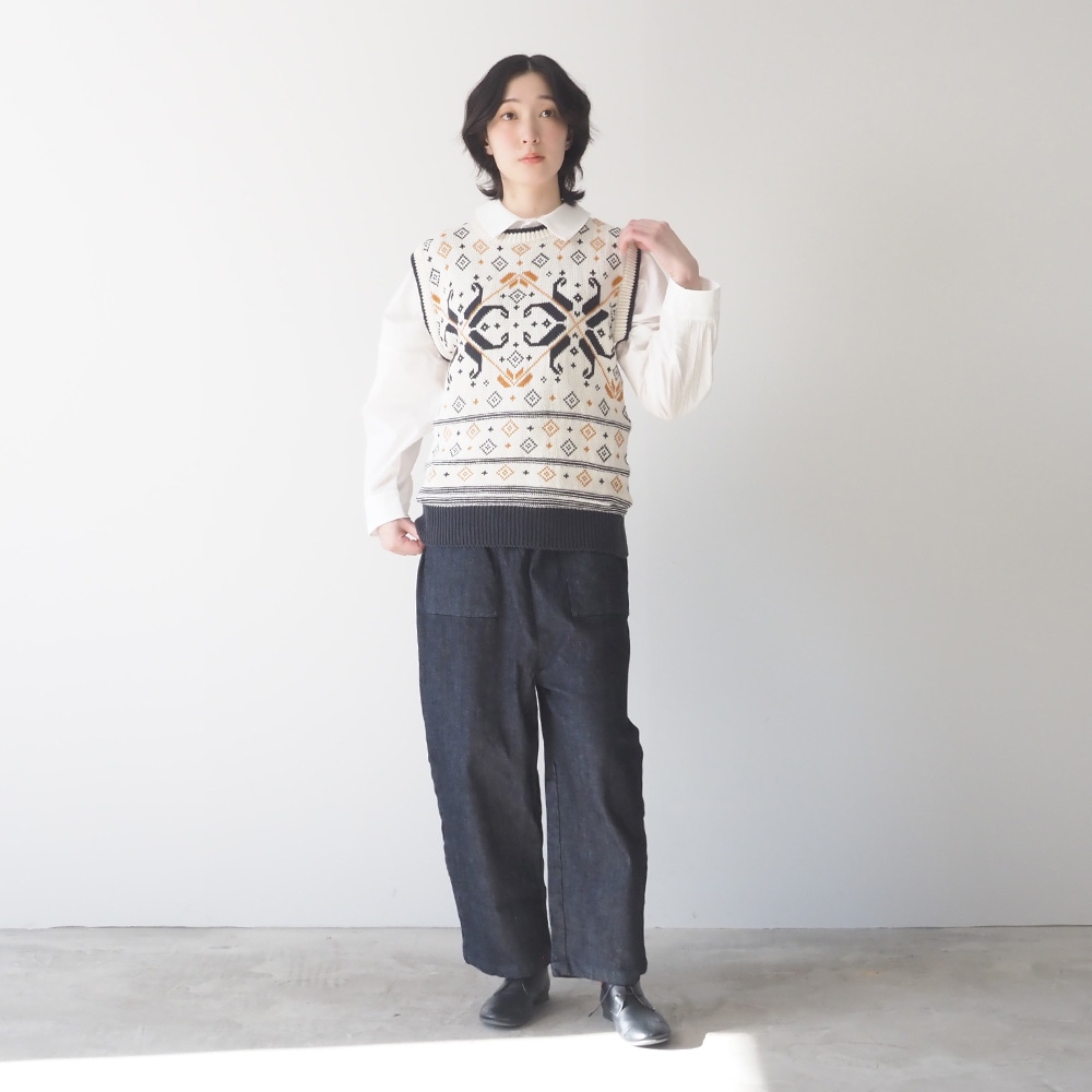 NARU(ナル) 12.5ozストレッチデニム裏起毛 クラフトパンツ 6698001