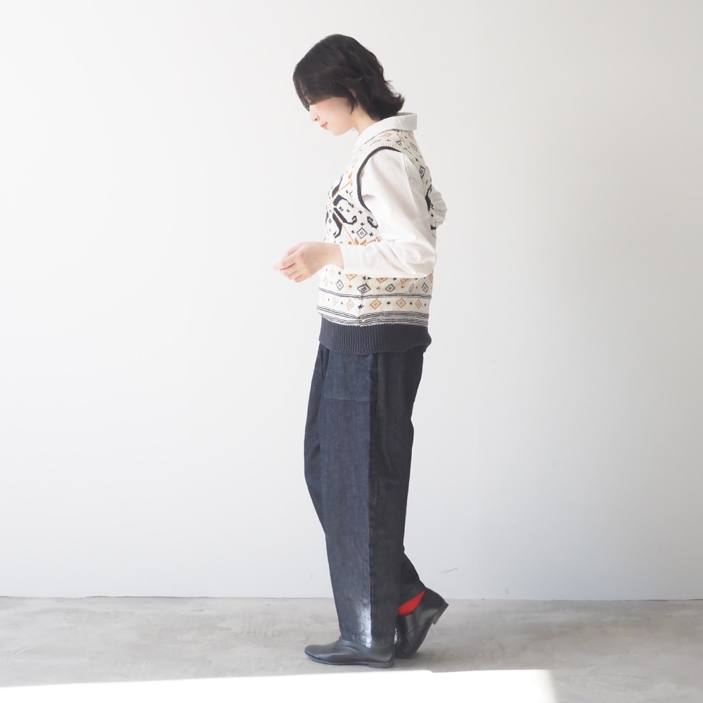 NARU(ナル) 12.5ozストレッチデニム裏起毛 クラフトパンツ 6698001