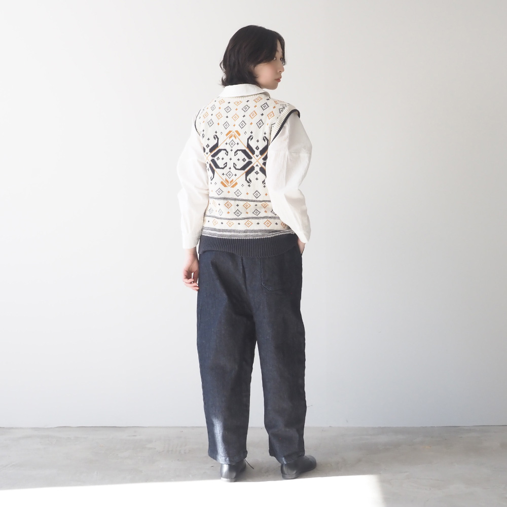 NARU(ナル) 12.5ozストレッチデニム裏起毛 クラフトパンツ 6698001