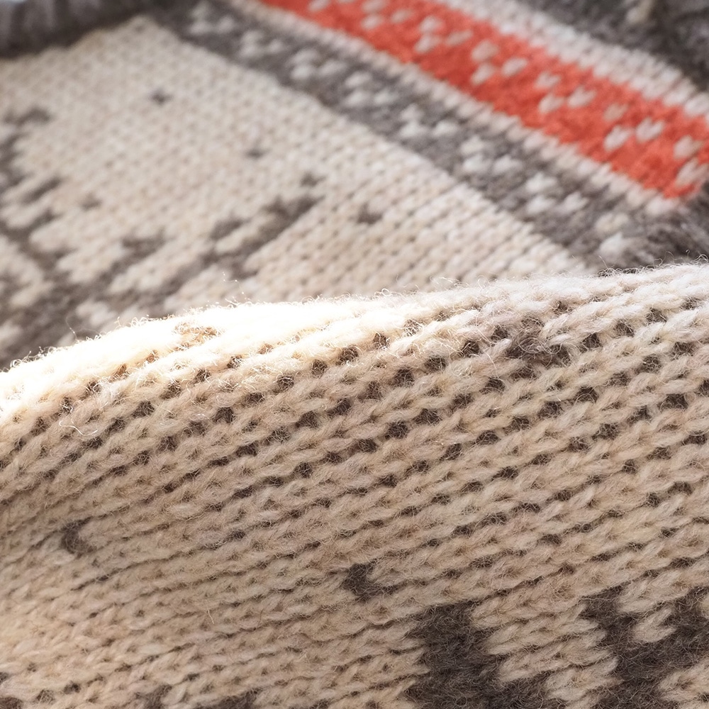 NARU(ナル) ドーゼットエアーヤーンカウチンニットベスト 668406