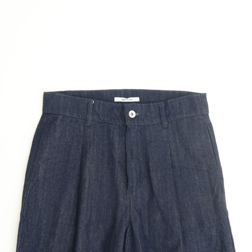 NARU(ナル) 12ozデニムタックストレートパンツ 661825
