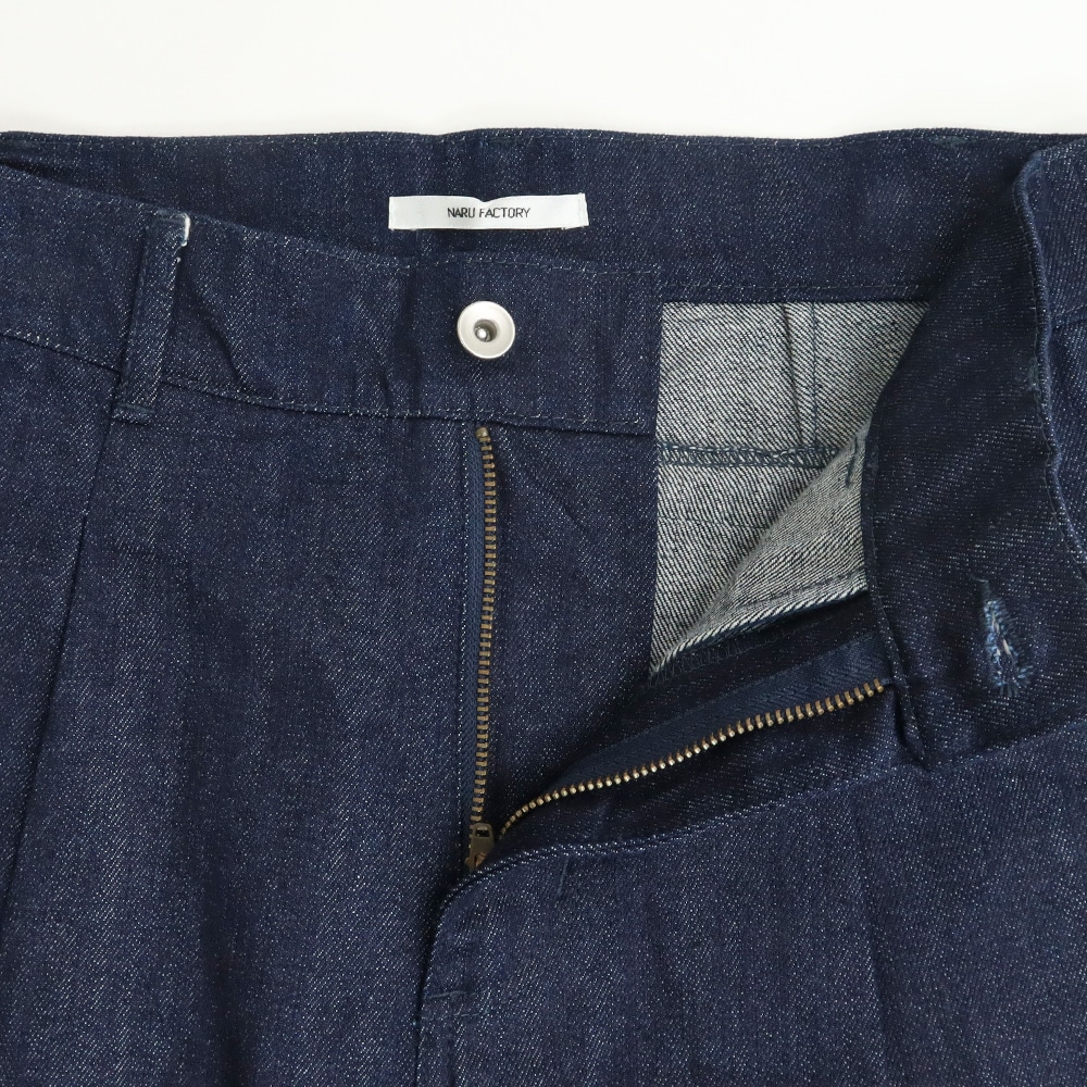 NARU(ナル) 12ozデニムタックストレートパンツ 661825