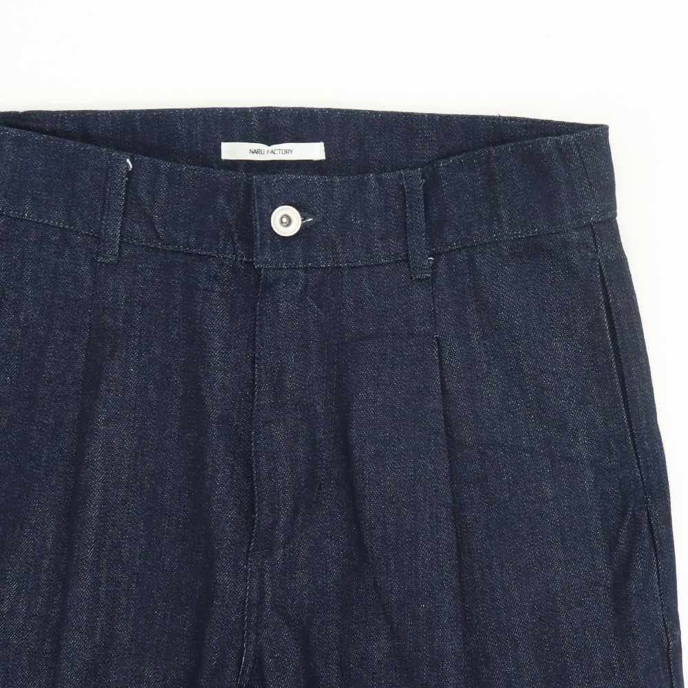NARU(ナル) 12ozデニムタックストレートパンツ 661825