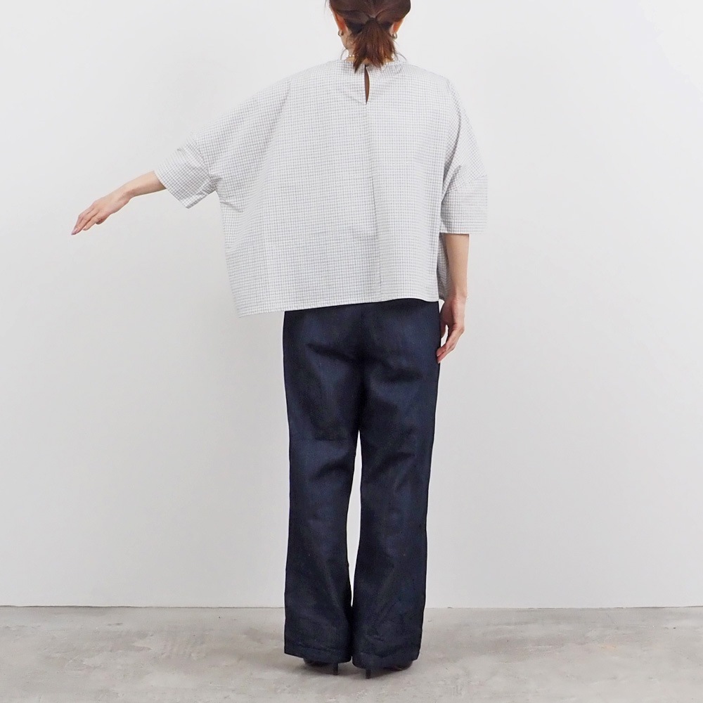 NARU(ナル) 12ozデニムタックストレートパンツ 661825