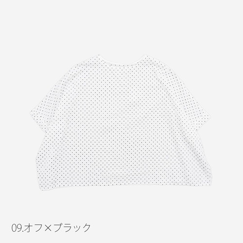 NARU(ナル) 80ローンリップルシンプルドット ゆったりブラウス 662831
