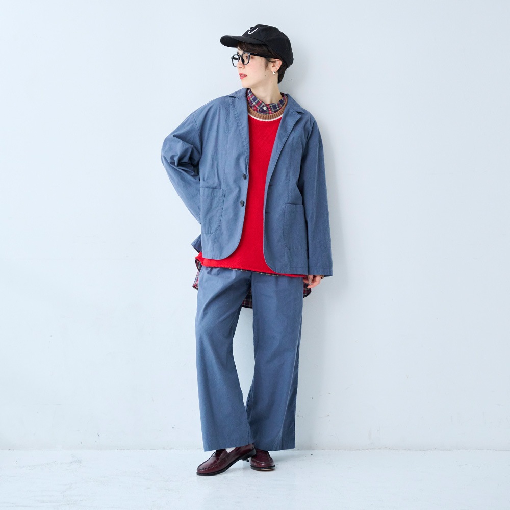 NARU(ナル) ムースヤーン バイカラーニット 665610