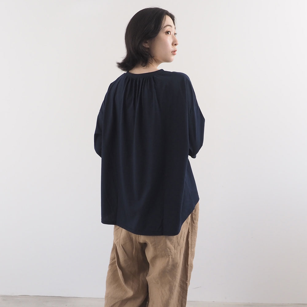 NARU(ナル) 72サイロ うしろドレープTシャツ 672201