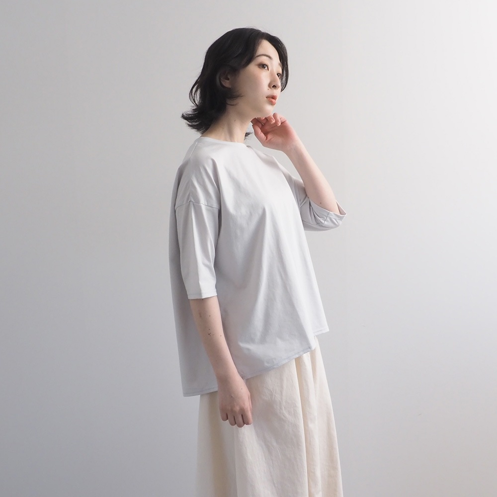 NARU(ナル) 72サイロ うしろドレープTシャツ 672201