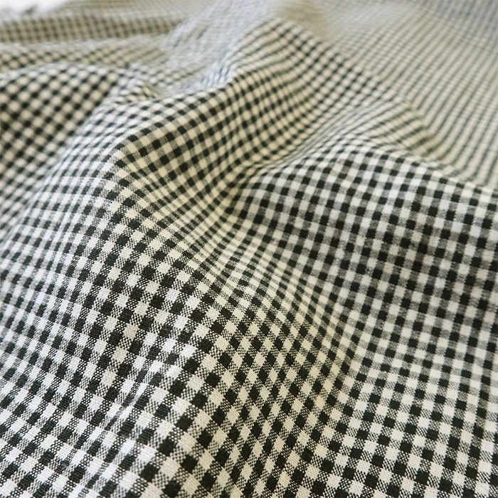 【予約】NARU(ナル) 綿麻チェック カフェパンツ 641830BG