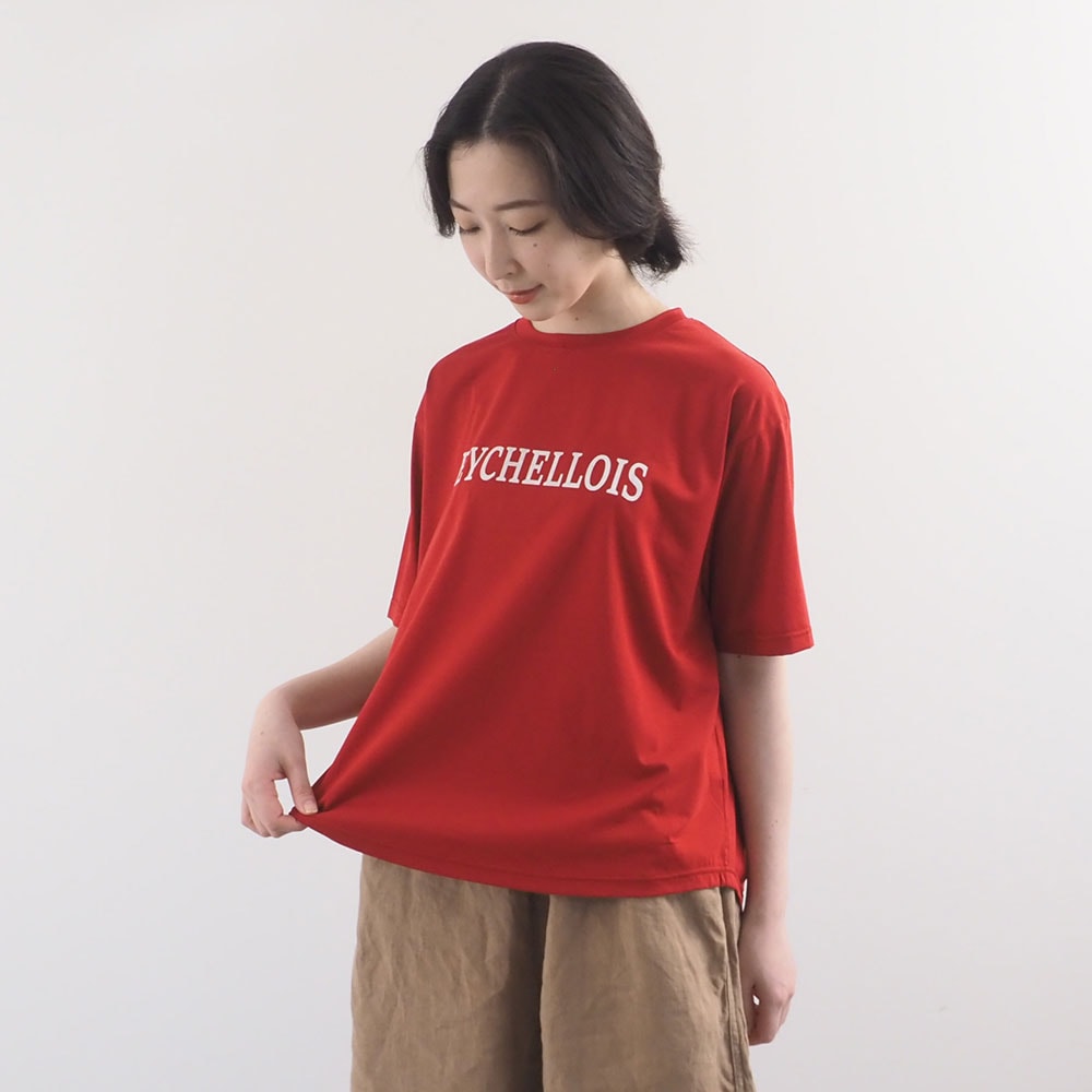 NARU(ナル) マイヴィスC微強撚天竺 SEYCHELLOISプリントT 672301