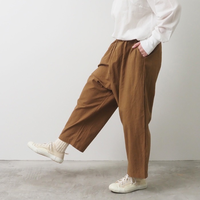 NARU(ナル) 20シーチングハンドワッシャー カフェパンツ 654830