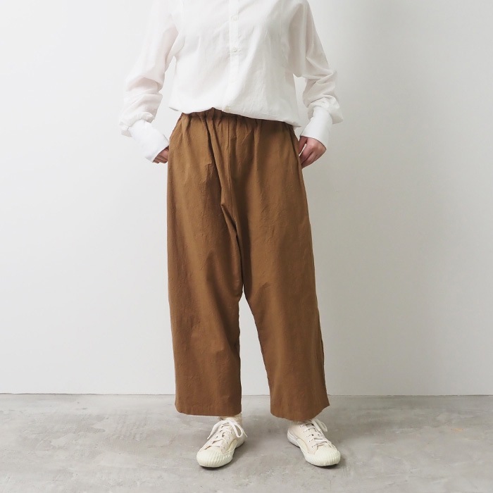 NARU(ナル) 20シーチングハンドワッシャー カフェパンツ 654830