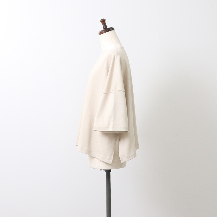 NARU(ナル) デラヴェジャージーボートネックワイドプルオーバー 654202BE